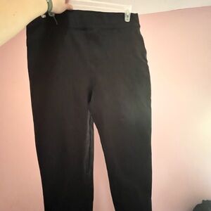 SPANX Black Ankle Cropped Pants